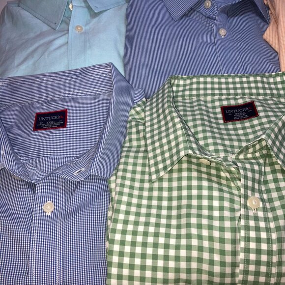 UntuckIt Men's XXXLC Button Up Long Sleeve Shirts Lot of 6 Big Tall - Picture 4 of 16